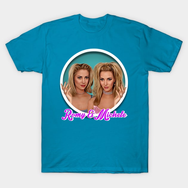 Romy and Michele T-Shirt by Zbornak Designs